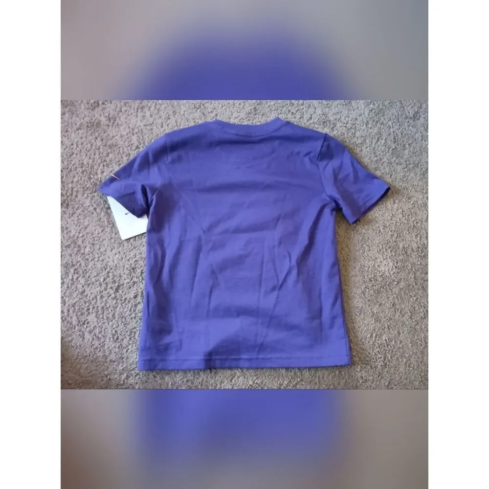 Nike Kobe Short Sleeve Boys Youth T-shirt Purple/Gold Size 5 BRAND NEW WITH TAGS